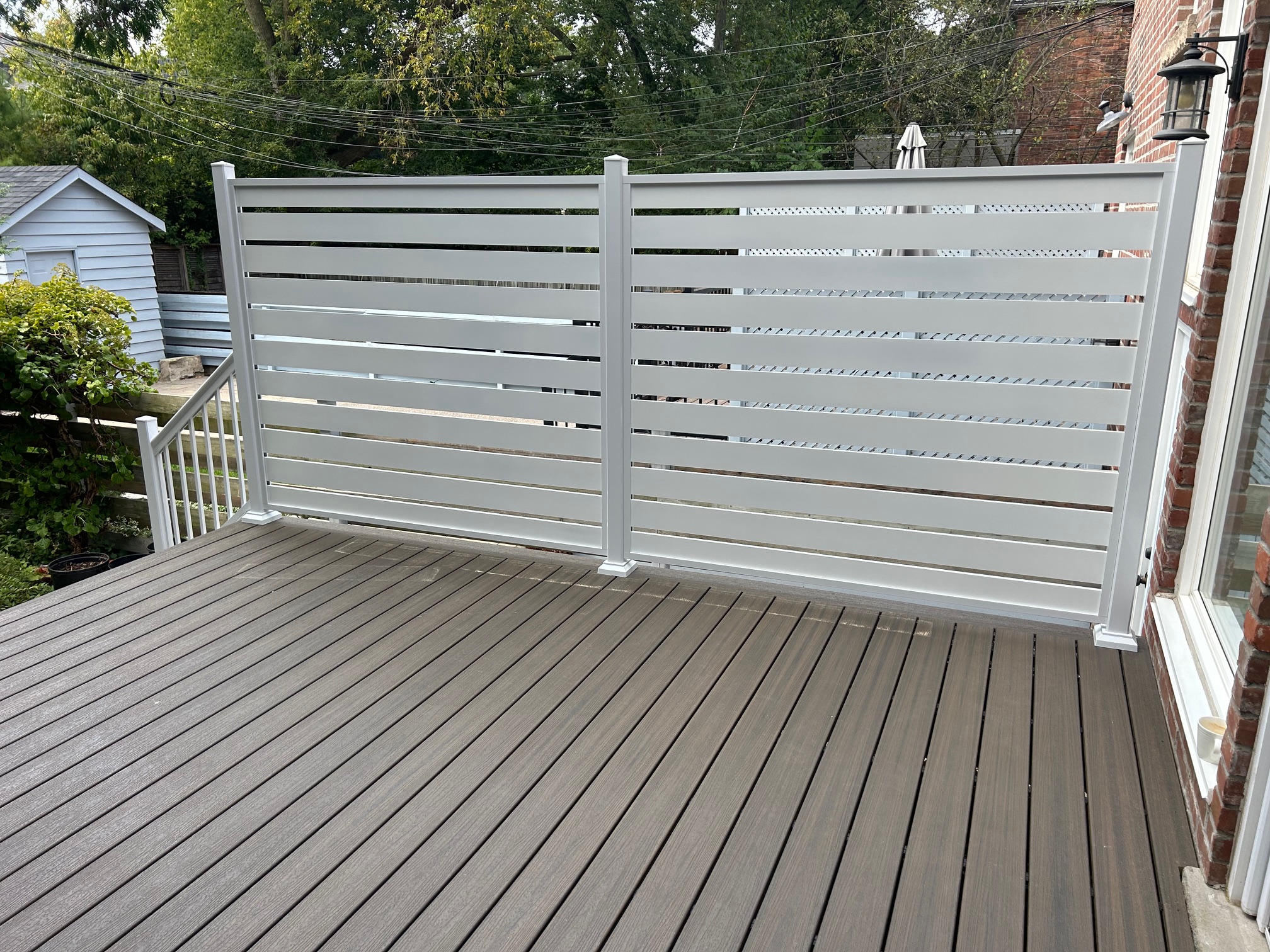 Privacy Screens – Deck Master Inc. project in the GTA